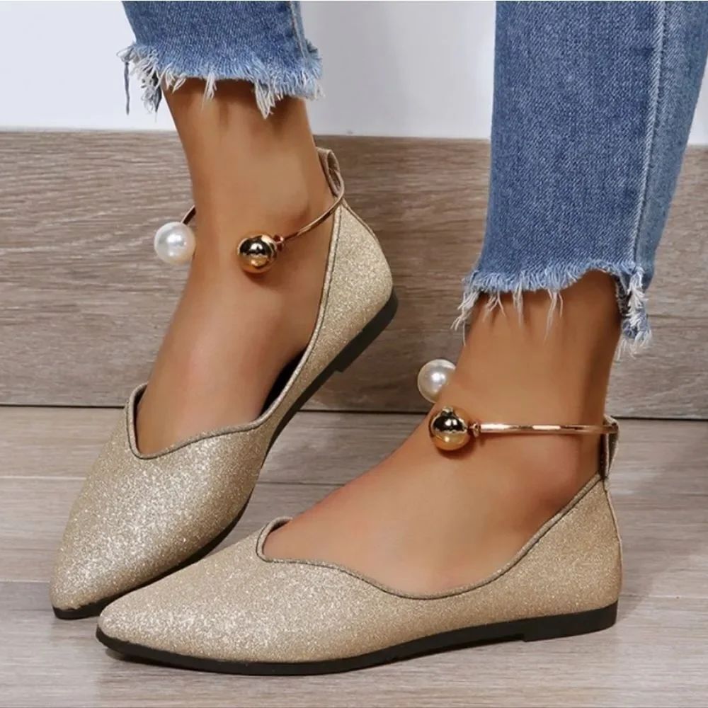 BRAND NEW COMFORT ALEXIS BENDEL POINTED TOE ADJUSTABLE BUCKLE ANKLE STRAP SHOE